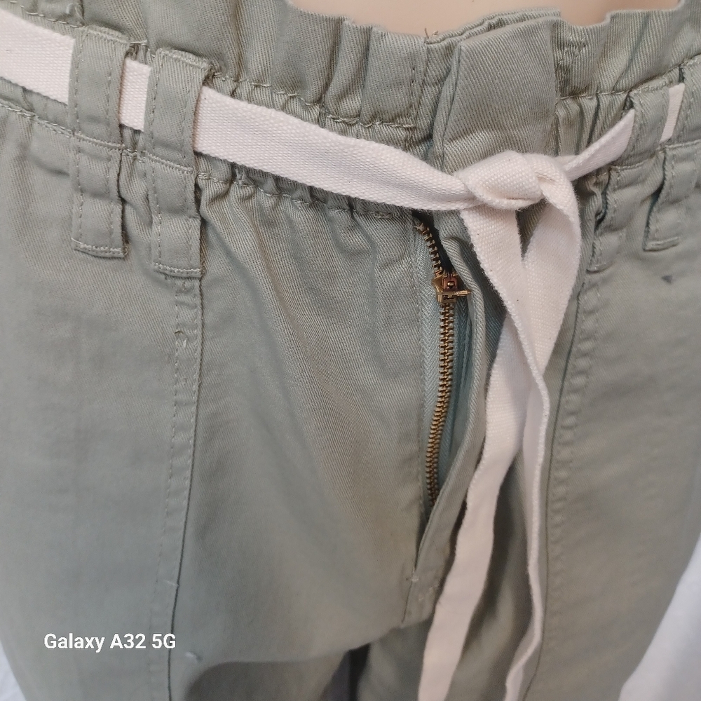 Kensie Women Size 10/30 Olive Green Drawstring Pants - Picture 6 of 17
